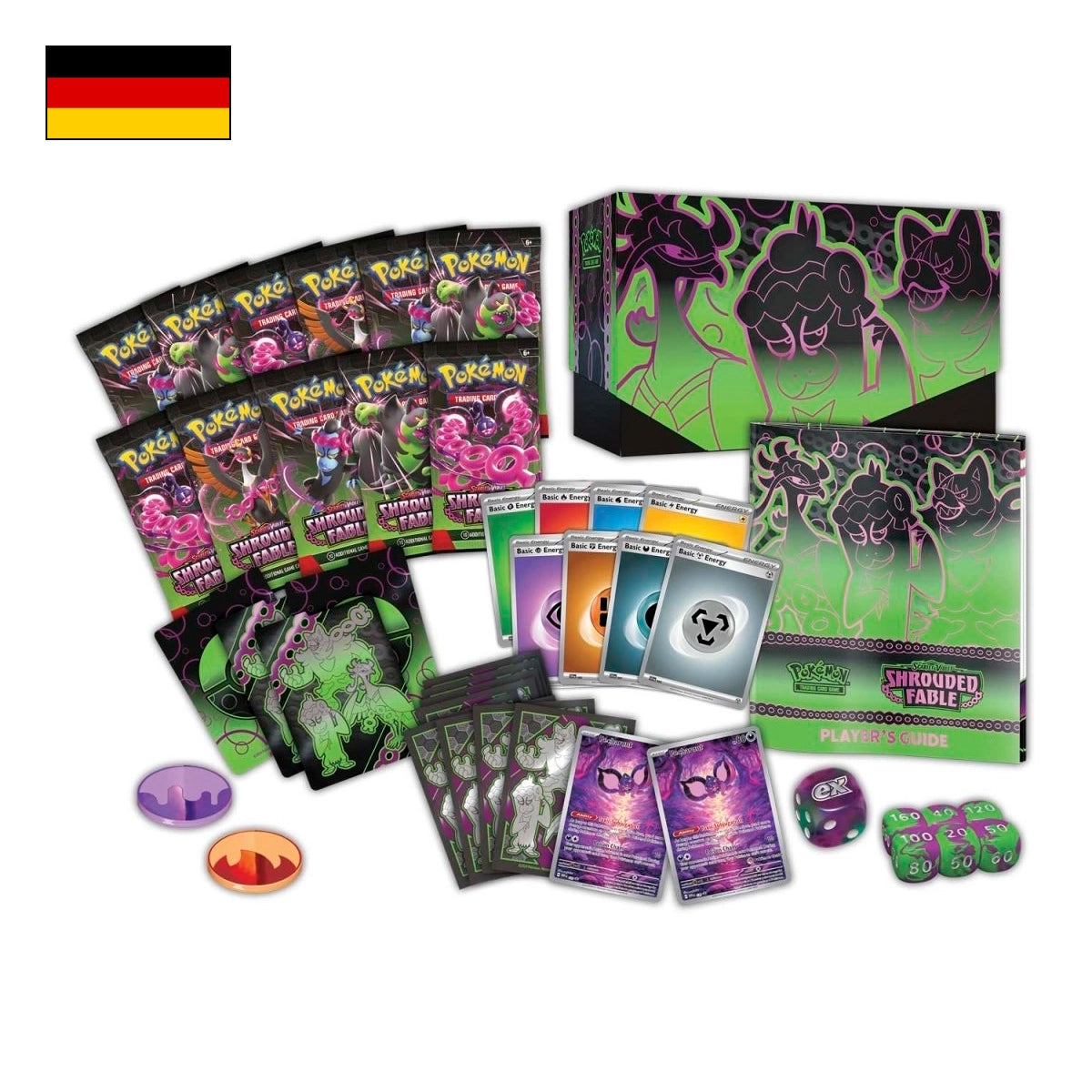 Pokémon: Nebel der Sagen Top Trainer Box Inhalt