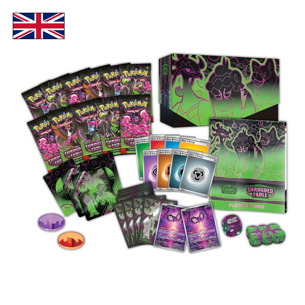 Pokémon: Shrouded Fable Elite Trainer Box Content