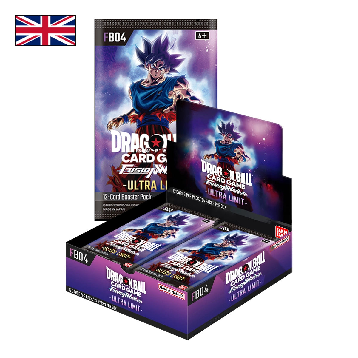 Dragon Ball Super Fusion World: Ultra Limit FB04 Display -Englisch