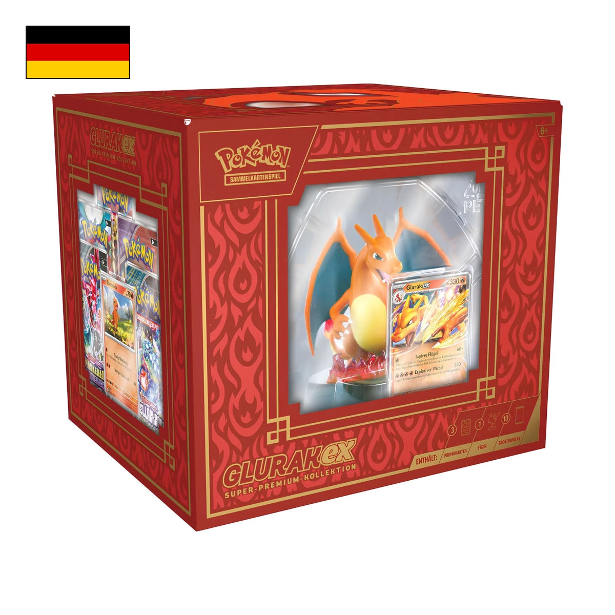 Pokémon: Glurak ex Super Premium Kollektion - Deutsch