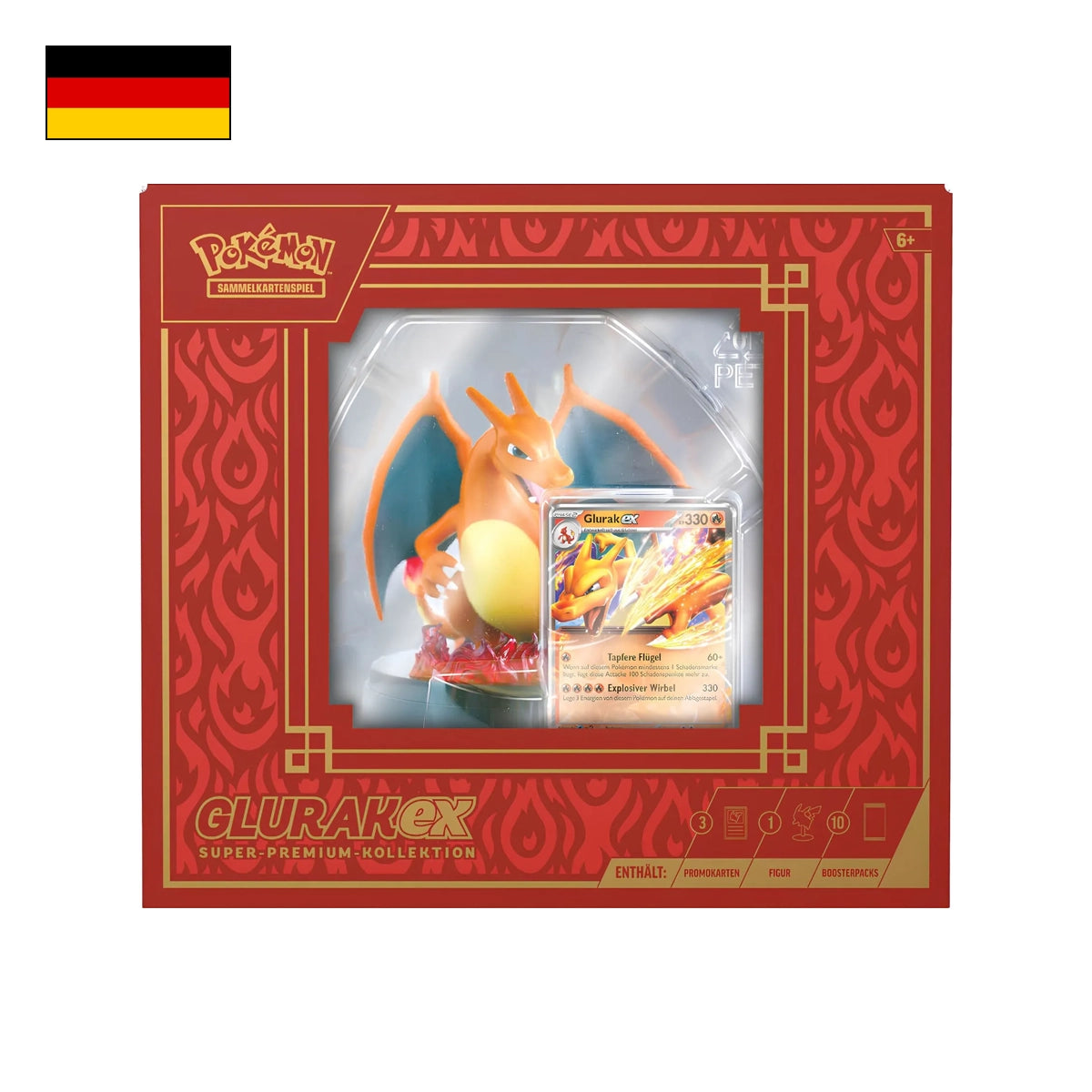 Pokémon: Glurak ex Super Premium Kollektion - Deutsch