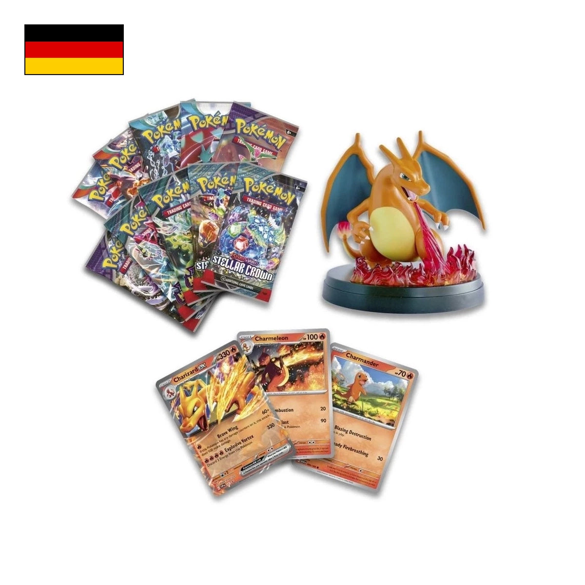 Pokémon: Glurak ex Super Premium Kollektion - Deutsch