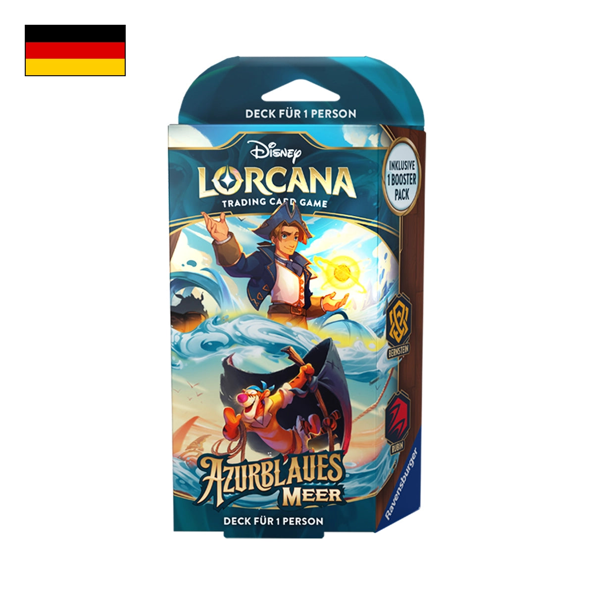Disney Lorcana: Azurblaues Meer Starter Deck - Deutsch