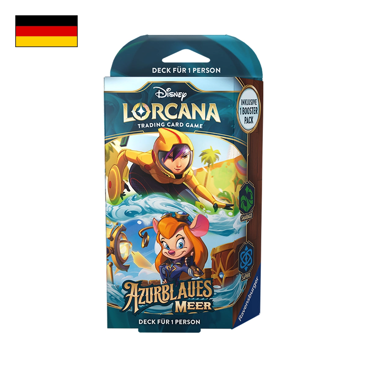 Disney Lorcana: Azurblaues Meer Starter Deck - Deutsch