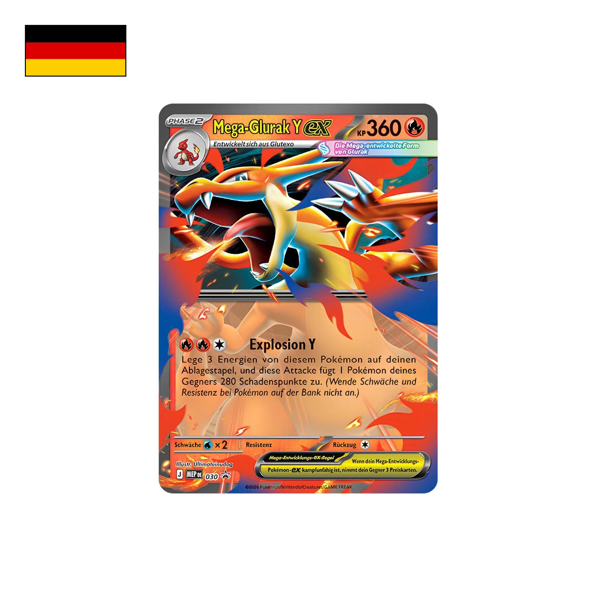 Pokémon: Mega-Glurak X & Y Tin - Deutsch