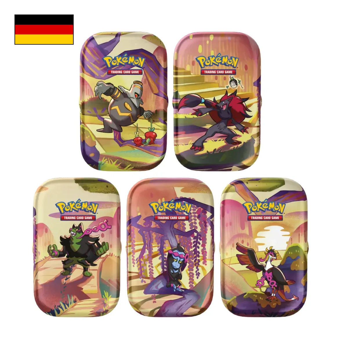 Pokémon: Nebel der Sagen Mini Tins all