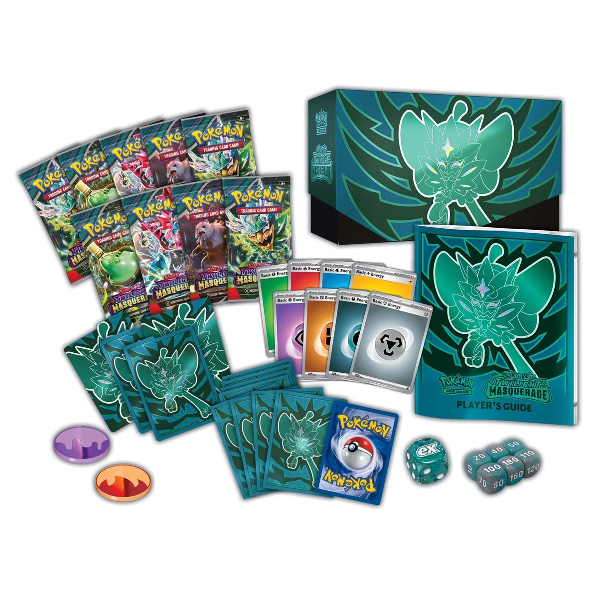 Pokémon: Twilight Masquerade Elite Trainer Box Content