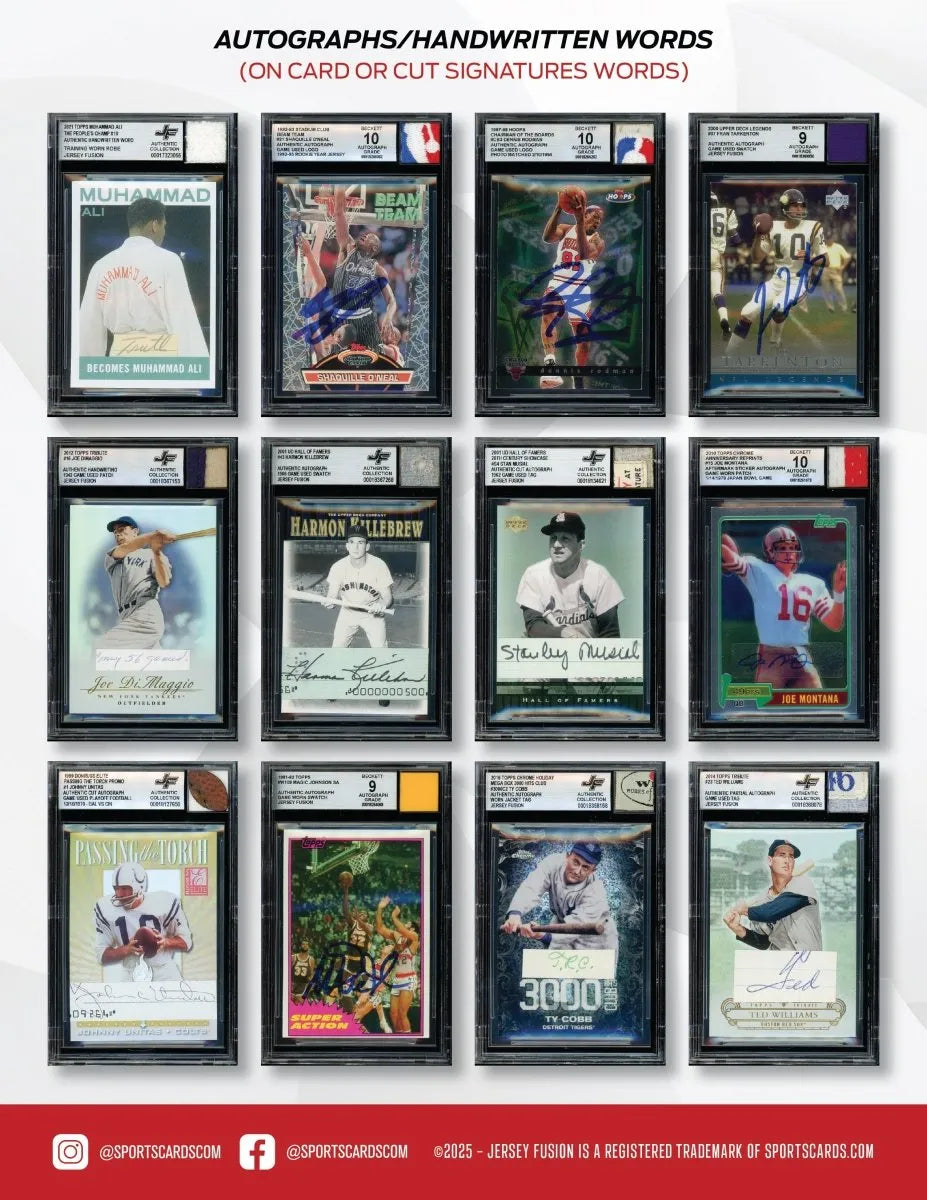 Jersey Fusion - All Sports Legendary Collection