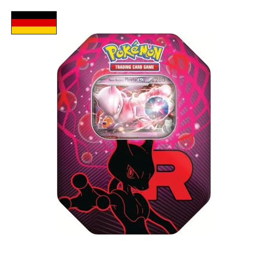 Pokémon: Team Rockets Mewtwu EX Tin Box - Deutsch