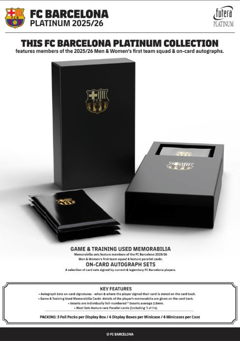 Futera Platinum FC Barcelona Hobby Box 2025