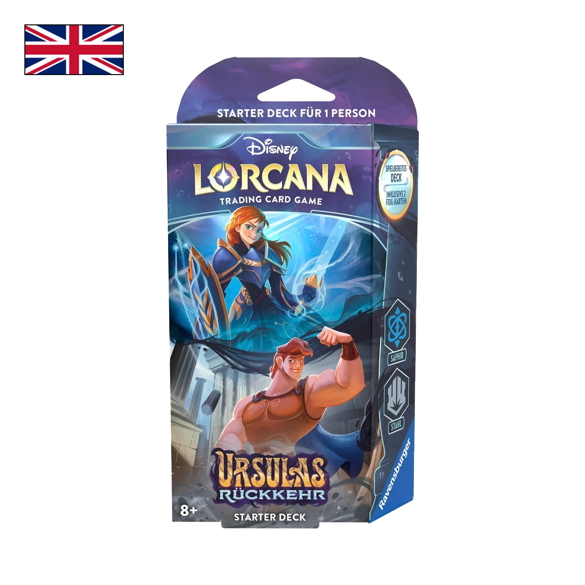 Disney Lorcana: Ursula's Return Starter Deck Saphire Steel