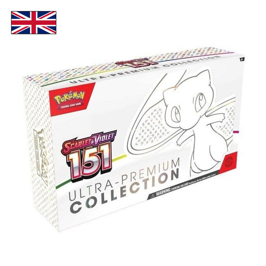 Bild der Pokemon 151 Ultra Premium Collection mit Englischer Flagge