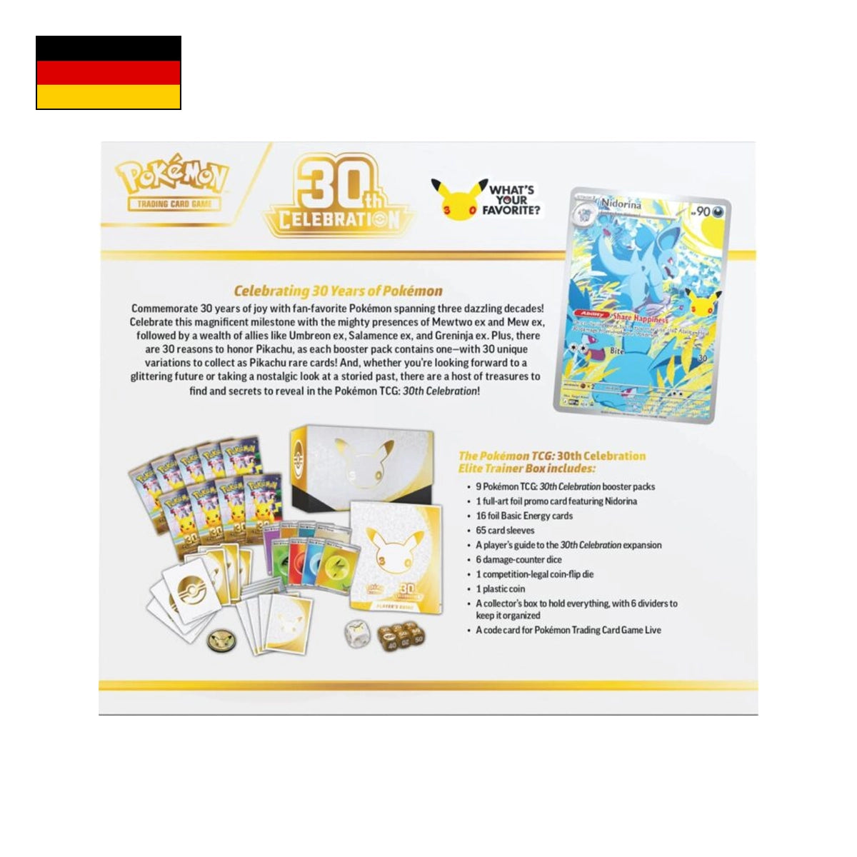 Pokémon: 30 Jahre Top Trainer Box - Deutsch