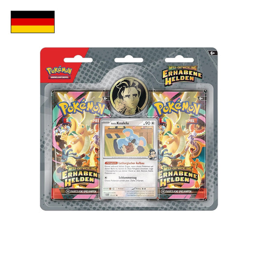 Pokémon: Erhabene Helden 2 Pack Blister - Deutsch