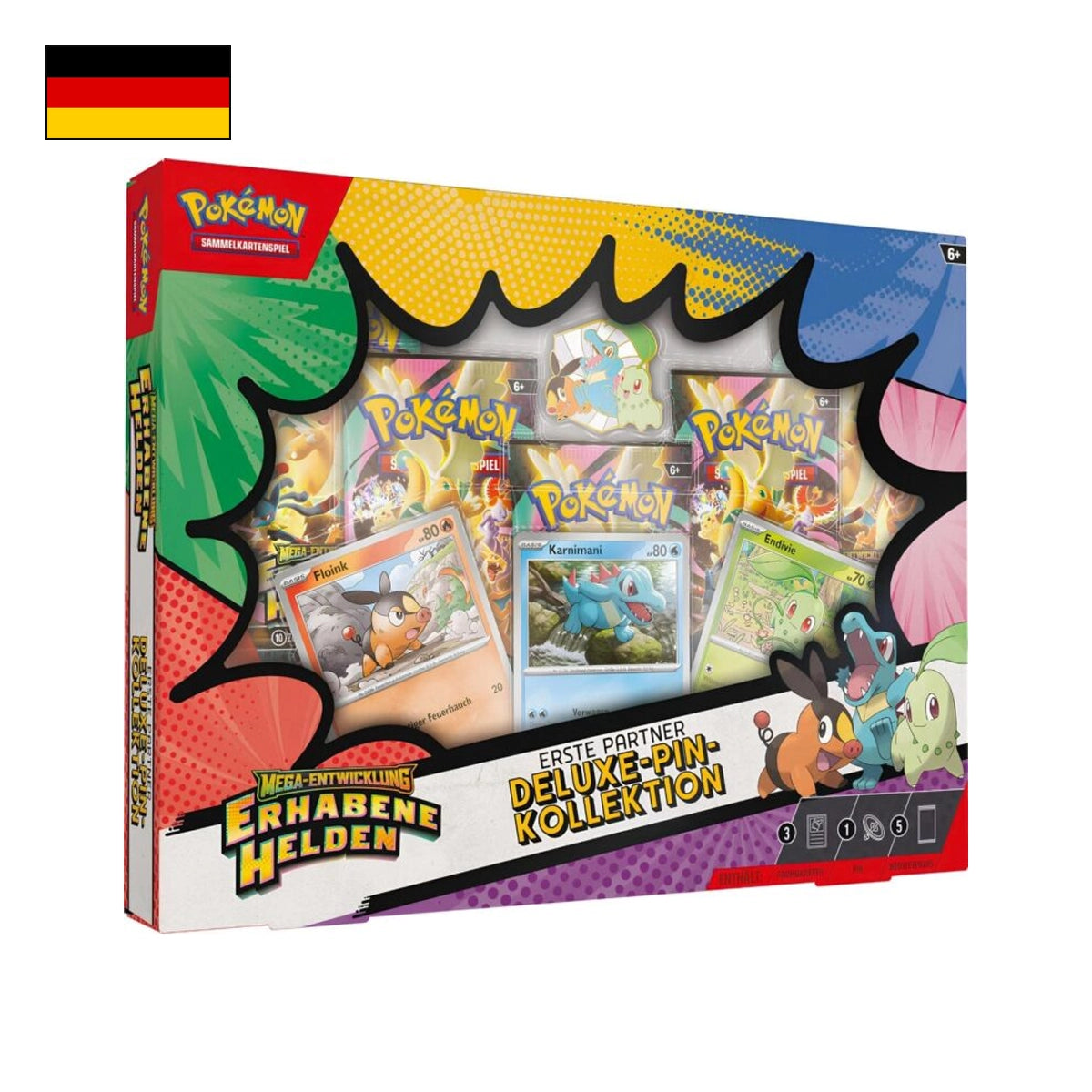 Pokémon: Erhabene Helden Deluxe Pin Kollektion - Deutsch