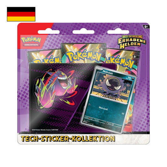 Pokémon: Erhabene Helden Tech Sticker - Deutsch
