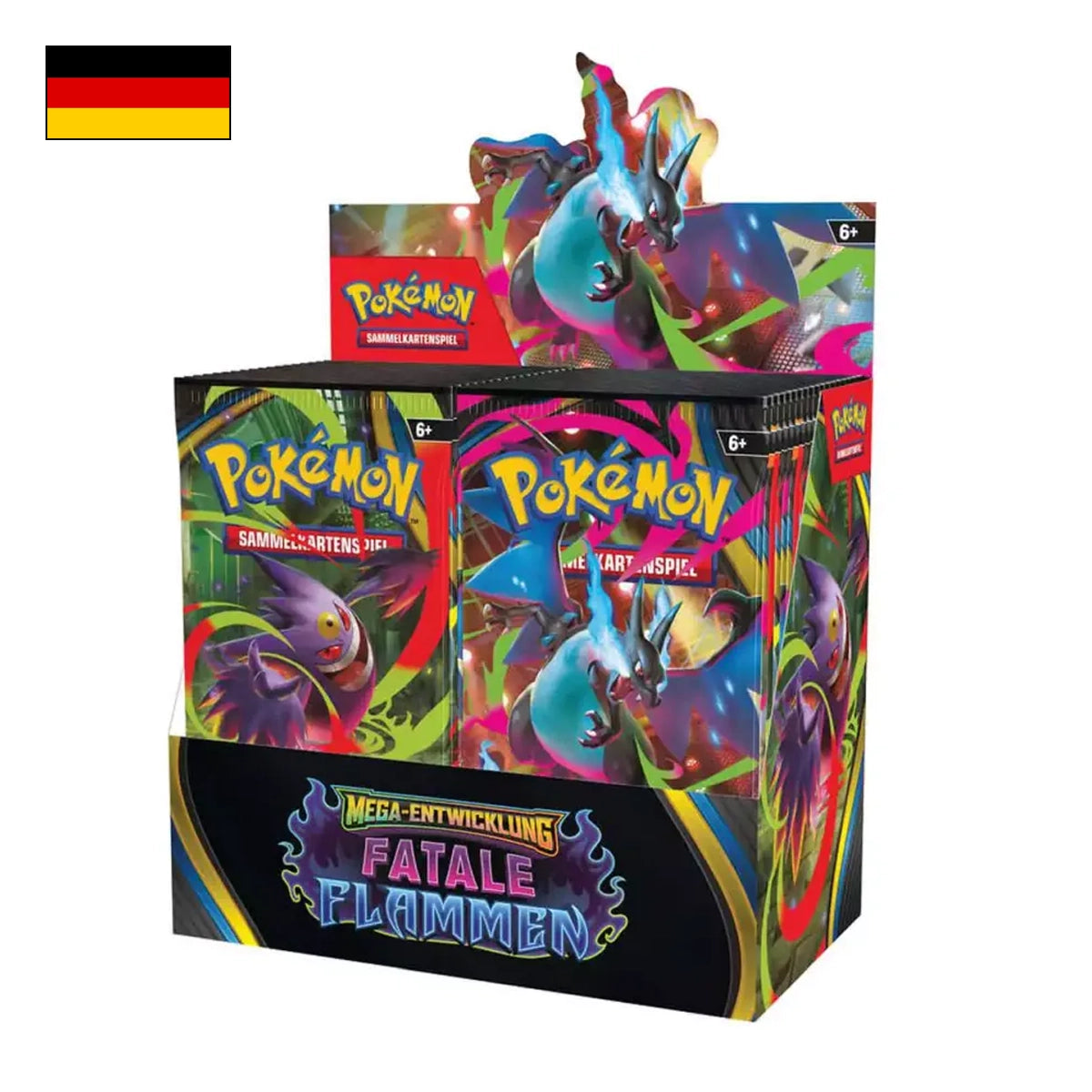Pokémon: Fatale Flammen Display - Deutsch