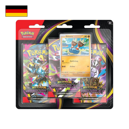 Pokémon: Dunkelnacht 3 Pack Blister - Deutsch