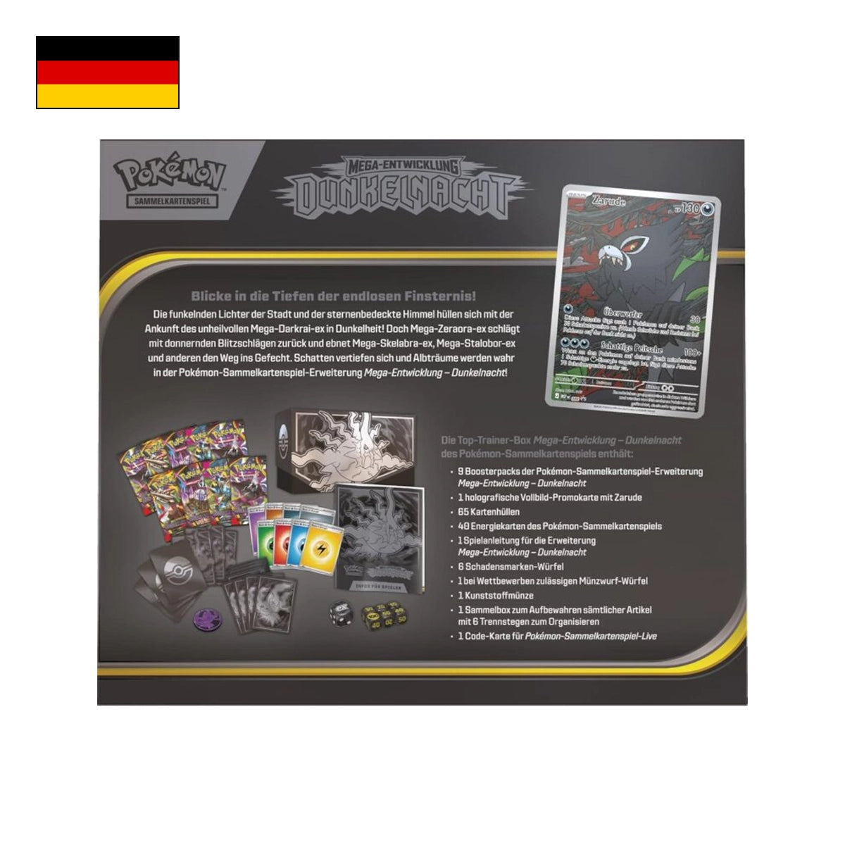 Pokémon: Dunkelnacht Top Trainer Box - Deutsch