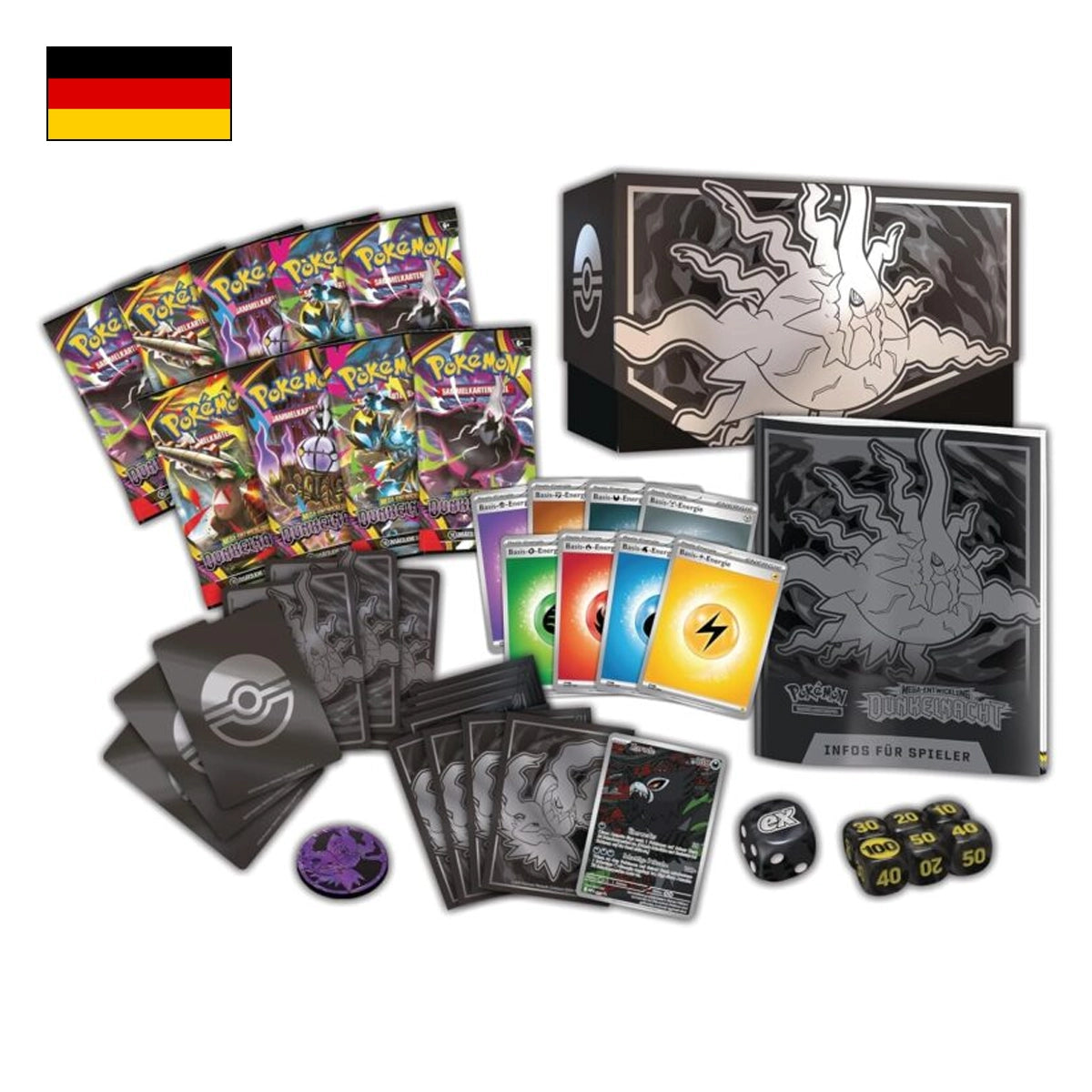 Pokémon: Dunkelnacht Top Trainer Box - Deutsch