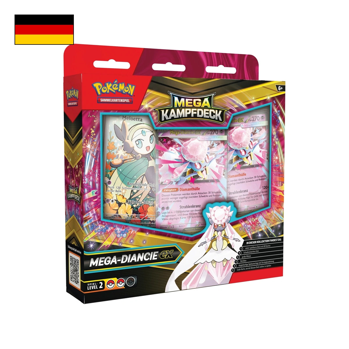 Pokémon: Kampfdeck Mega Gengar ex / Mega Diancie ex - Deutsch