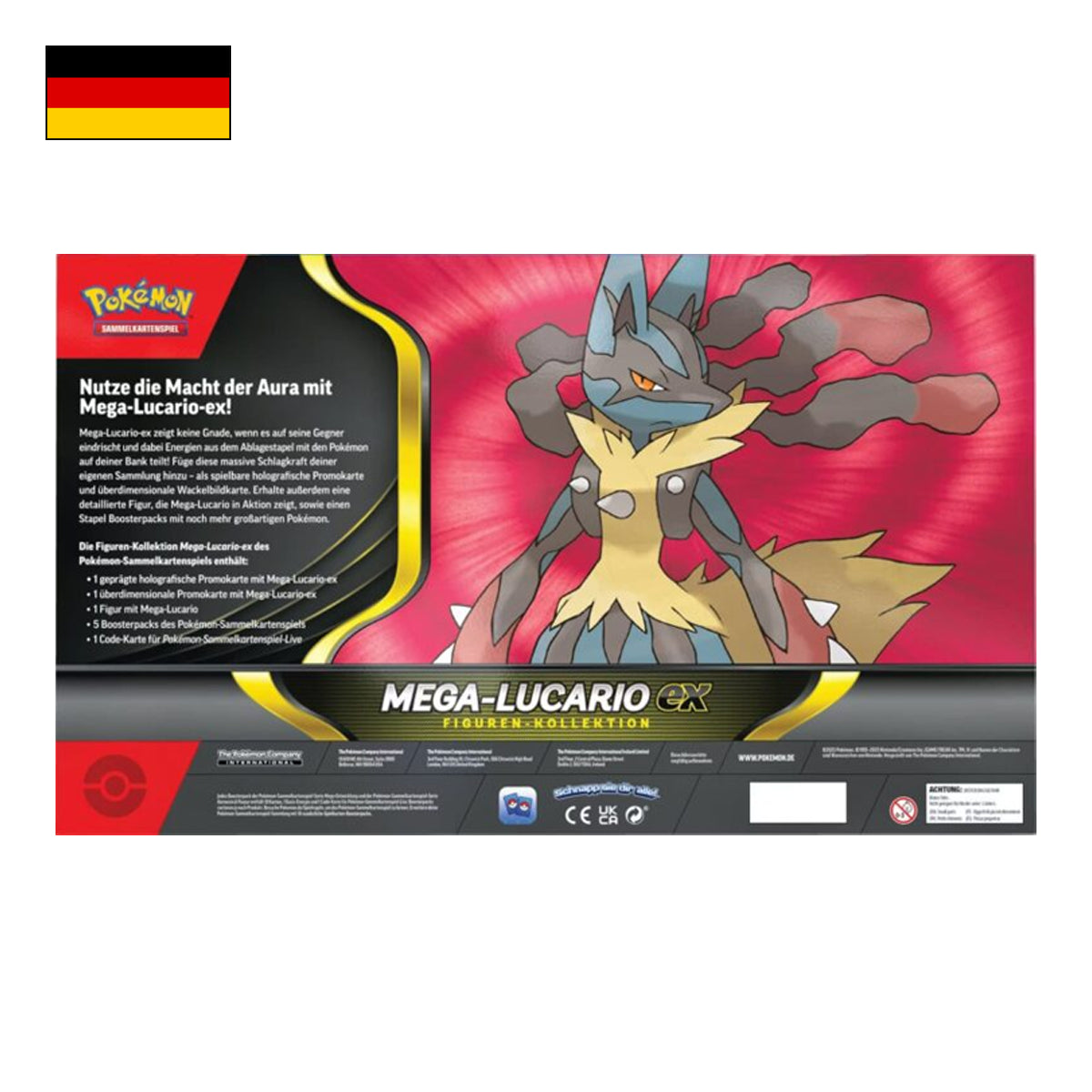 Pokémon: Mega Lucario EX Figuren Kollektion - Deutsch