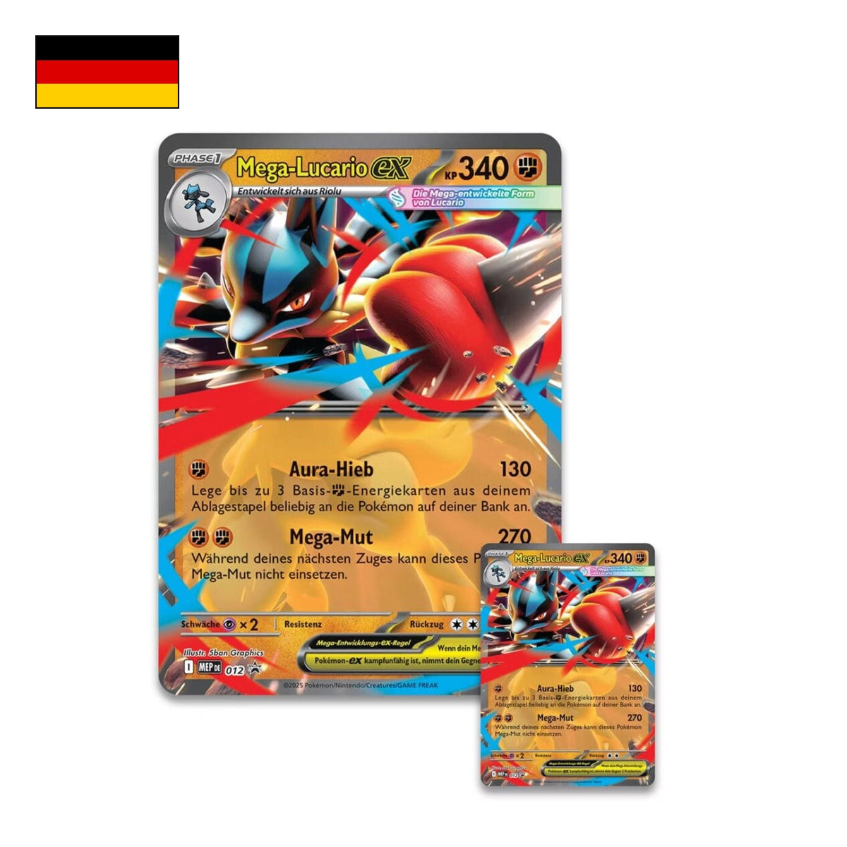 Pokémon: Mega Lucario EX Figuren Kollektion - Deutsch