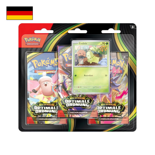 Pokémon: Optimale Ordnung 3 Pack Blister - Deutsch