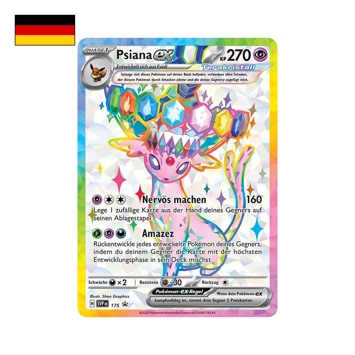 Pokémon: Prismatische Entwicklungen Premium Figuren Kollektion - Deutsch
