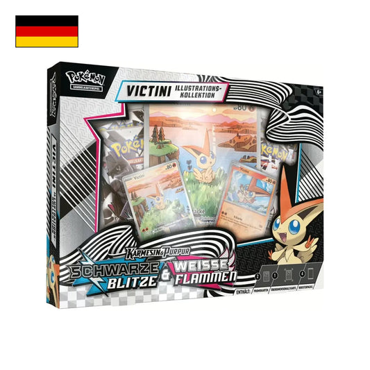 Pokémon: Schwarze Blitze & Weiße Flammen Victini Illustrations-Kollektion - Deutsch