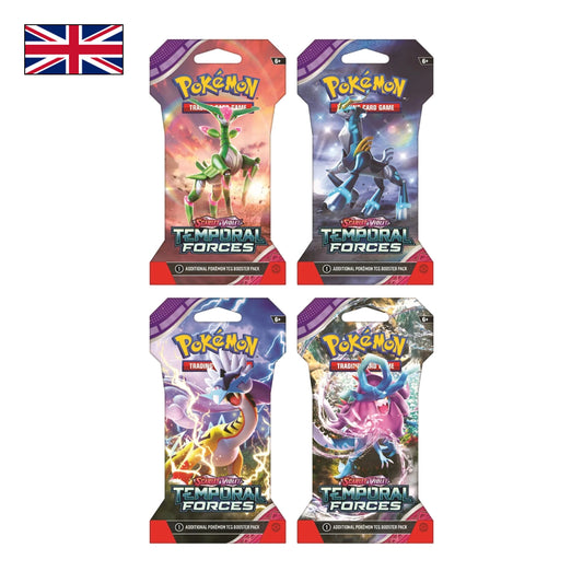 Pokémon Temporal Force / Gewalten der Zeit - Sleeved Booster alle artworks